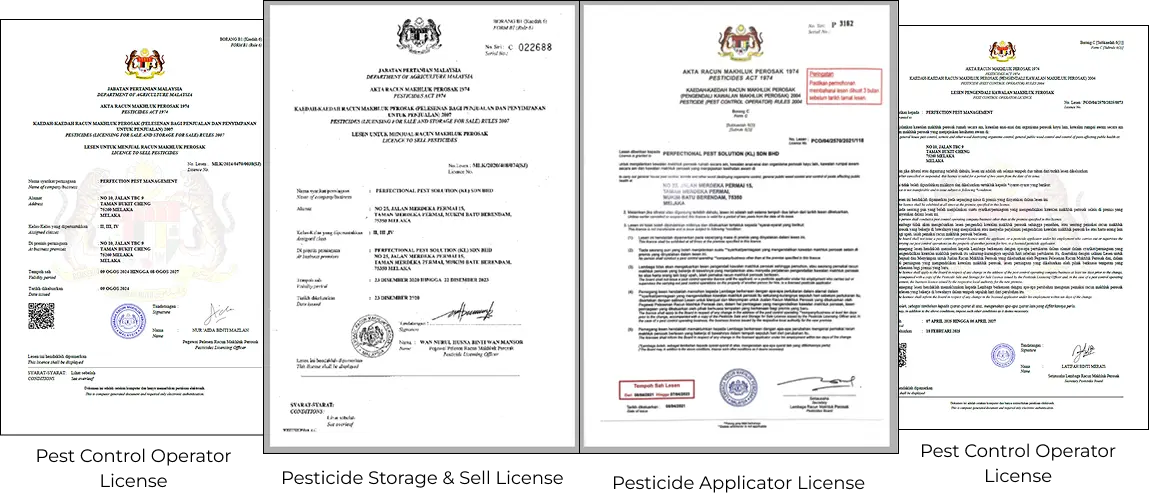Pest Control Licenses